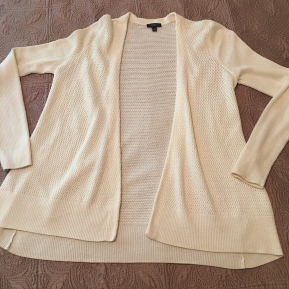 Talbots cream colored open cape sweater - Picture 8 of 8